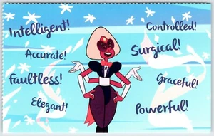 SARDONYX STEVEN UNIVERSE Unused Postcard Cartoon Network AF370 - Picture 1 of 2
