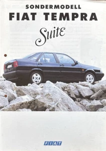 Fiat Tempra und Tempra Station Wagon SUITE Prospekt Brochure Depliant 04/1993 - Bild 1 von 1