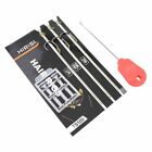 New Durable 3Pcs Hair Rigs Card Bait Stop Abs+Stainless Steel Bait Needle