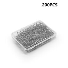 Easy Access Plastic Box of U Shaped Ceramic Hanging Hooks (50/100/200PCS)
