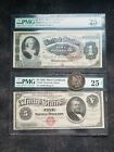 1893 o morgan dollar and 1886 5&1 dollar silver certificates 