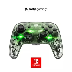 PDP Gaming Afterglow Deluxe+ LED Wired Power Pro Controller For Nintendo NO USB - Picture 1 of 1