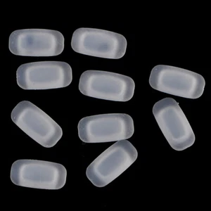 5 paia di naselli per occhiali da sole in silicone, morbidi e rettangolari - Picture 1 of 10