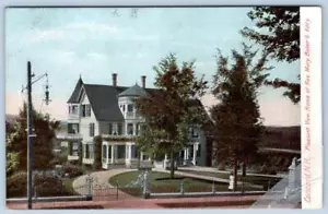 1910er CONCORD NH ANGENEHME ANSICHT HOME OF REV MARY BAKER & EDDY * FALTIG * REPARIERT * - Bild 1 von 2