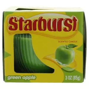 Starburst Scented Candle 3 oz Jar - Green Apple *NIB - Picture 1 of 1