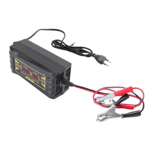 Fast Lead-acid Battery Smart Charger MCU With LCD Display For Motorcycle Car AU - Zdjęcie 1 z 10