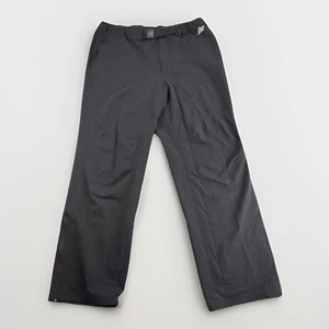 Pantaloni da trekking Eastern Mountain Sports EMS da uomo grandi neri in nylon regolabili Y2K - Foto 1 di 13