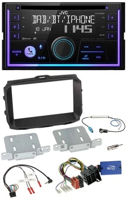 JVC Lenkrad USB 2DIN DAB Bluetooth CD Autoradio für Alfa Romeo Giulietta 2013-20 - Bild 1 von 4