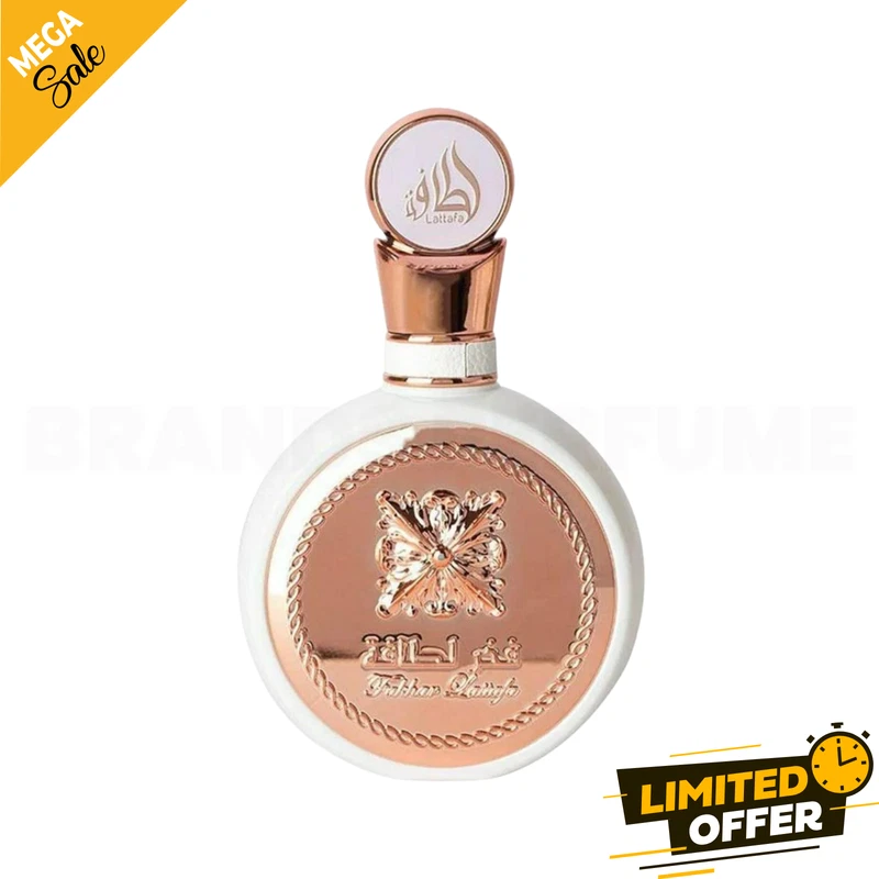 Caja FAKHAR Goldwhite 3,4 OZ. EDP de Lattafa para mujer Foto 1 de 1