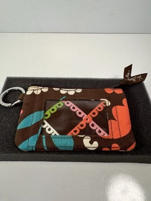 Vera Bradley Ausweisetui Geldbörse mit Schlüsselring Lola Muster Muster Muster im Ruhestand - Bild 1 von 4