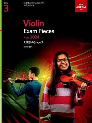 Violin Exam Pieces from 2024, ABRSM Grade 3, Violin Part (ABRSM Exam Pieces) - Image 1 of 2