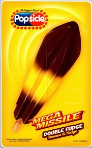 Adesivo Vintage Buon Umore Prezzi 5"x7" Mega Missle Doppio Fudge Banana ADESIVO - Foto 1 di 2