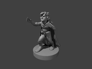 Halfling Male Sorcerer for D&D Dungeons and Dragons Pathfinder DND Mini - Picture 1 of 1