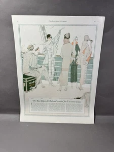 1924 Vintage Magazin Damen Home Journal Flapper Ära Mode Kunstdruck - Bild 1 von 6