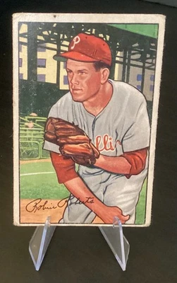 1952 Bowman - Robin Roberts #4 - Mid Grade Condition - Image 1 of 3