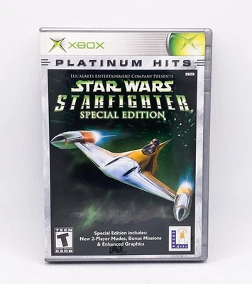 Original Xbox - Star Wars Starfighter Special Edition w/ Manual - Image 1 of 2