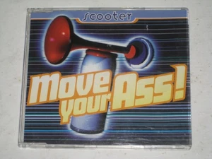 SCOOTER-MOVE YOUR ASS GERMAN 3-TRACK CD-SINGLE 1995 HARD TRANCE HAPPY HARDCORE - Picture 1 of 3