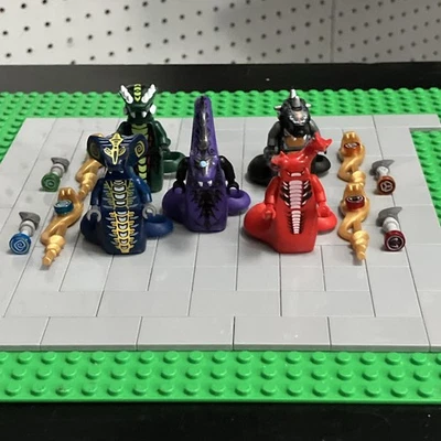 LEGO Minifigure Lot 5 Snake Generals FANGTOM PYTHOR SCALES KAPU'RAI Staffs C7 12 - Image 1 of 4