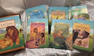 Rare Disney The Lion King-Six New Adventures 1994 Hardback Books Complete Set - Picture 1 of 7