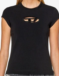 Diesel TANGIE T-Shirt Black A062680AFAA 9XXA 62603392 - Picture 1 of 10