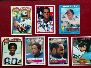 Dallas Cowboys Seven Classic Cards Ex/NM - Picture 1 of 2