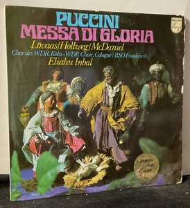 A8 Eliahu Inbal/ Puccini: Messa Di Gloria, 1975 Philips 9500 009 - Classical LP - Picture 1 of 4