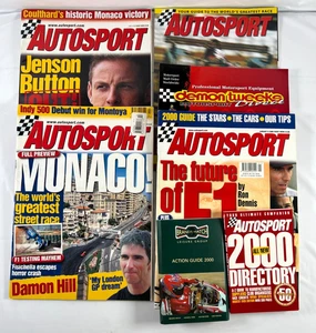 Lot of 5+ Autosport Magazine 2000 with 2 Booklets, Monaco, Formula 1, Le Mans - Bild 1 von 8