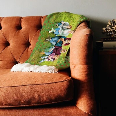 Holiday Season Christmas Personalized Woven Blanket | Christmas Optical Pattern - Image 1 of 3