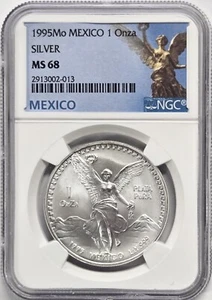 Mexiko Libertad 1995 1 oz. Silbermünze - NGC MS68 - Bild 1 von 2
