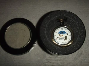 Mickey Mouse Walt Disney With Stand POCKET WATCH - Picture 1 of 5