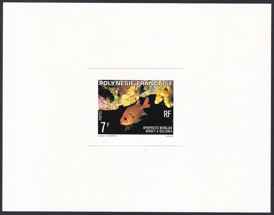 Polynesia Sc327 Fish, Pinecone Soldierfish, Marine Life, Nature, Deluxe Proof - Image 1 of 1