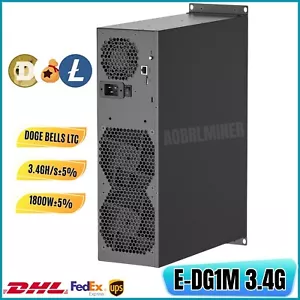 Goldshell E-DG1M 3,4GH/s 1800W 110-240V LTC DOGE BELLS Miner mit Netzteil auf Lager - Bild 1 von 4
