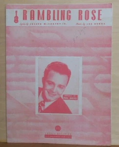 Rambling Rose - Noten 1948 - Phil Brito Titelbild - Bild 1 von 1