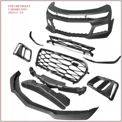 KOMPLETT STOßSTANGE VORNE FÜR CHEVROLET CAMARO LT / LS 2019 - 2024 ZL1 STIL - Bild 1 von 4