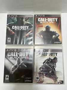 Call of Duty Black Ops 1 2 3 I II III & Advance War LOT Sony PlayStation 3 PS3!! - Picture 1 of 4