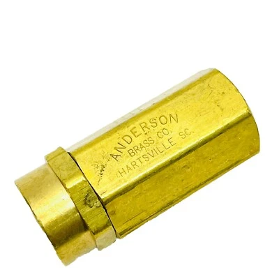 BRASS CHECK VALVE 1/4" - Image 1 of 4
