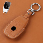 Genuine Leather Car Key Fob Case Cover For Mercedes Benz A S C E G M GLC CLA GLA