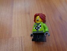 UK GENUINE LEGO CITY HAPPY SMILING GIRL MECHANIC MINIFIGURE FIGURE