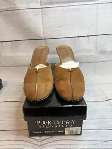 Parisian Signature Womens Dress shoes Caramel Rhoda Slipon 8 M - Picture 1 of 4