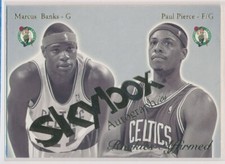  2003-04 SkyBox PAUL PIERCE / MARCUS BANKS Autographics ROOKIES AFFIRMED #10RE