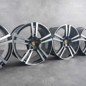 Original Porsche 21 Zoll Cayenne 958 Turbo II Felgen Alufelgen 7P5601025M - Bild 1 von 3