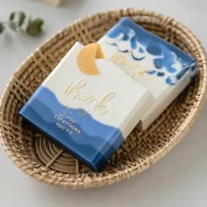 Sapone viso dal design minimo, sapone freddo, sapone fatto a mano profumato alla frutta - Foto 1 di 12