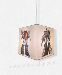 Handmade Transformers Light Shade, Kids bedroom, Optimus Prime, Megatron, Jazz - Picture 1 of 12