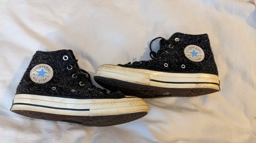 Scarpe da ginnastica Converse Chuck 70 Hi Top nere fuzzy taglia 6 39 euro