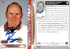 Rob Knepper Signed 2002 Choice California-Carolina League All-Stars #48 Card