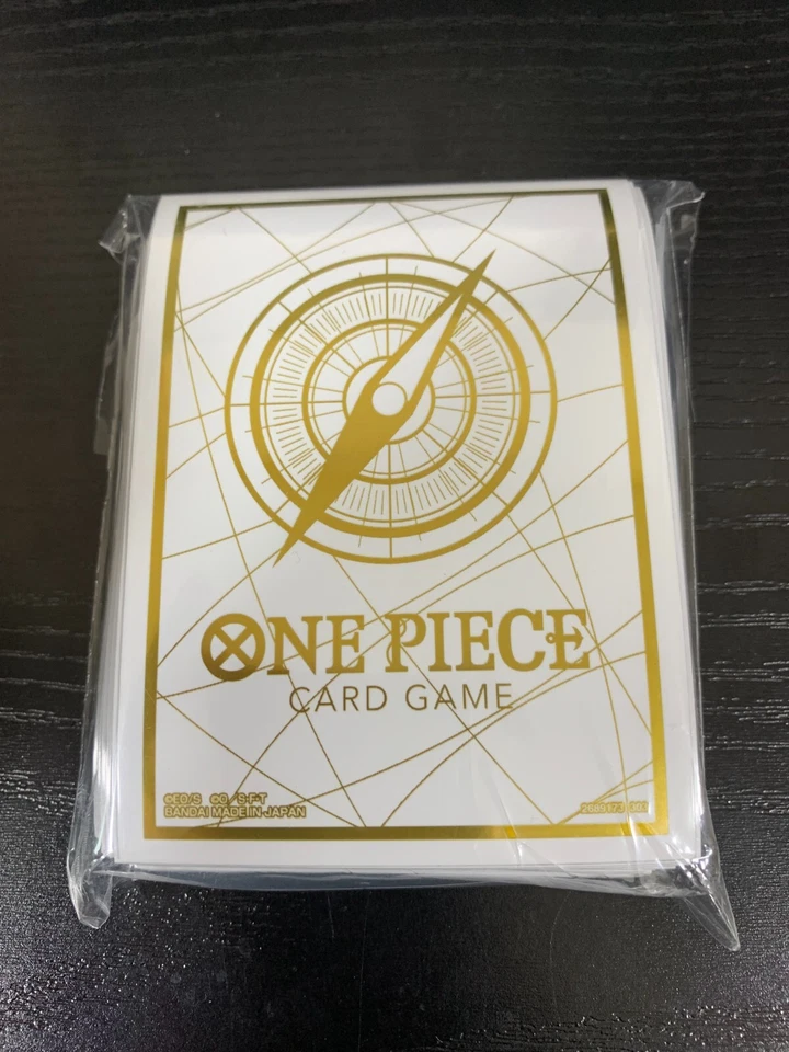 ONE PIECE Card Game Official Sleeves White Gold 70pcs. - Bild 1 von 1