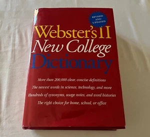Webster's II New College Dictionary, 2001-'04 used Hardcover edition, 1514 pages - Bild 1 von 5