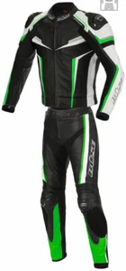 BÜSE Mille Lederkombi, zweiteilig, Schwarz-Grün, XXXXL / 60 - Bild 1 von 1