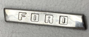 OEM 48,9,50 FORD F1,2?3?EMBLEM,TRIM,PASSENGER?DRIVER?SIDE,LH?RH?STAINLESS,HOOD:) - Picture 1 of 3