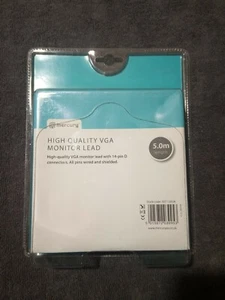 AV Link 507.120 High Quality VGA Computer Monitor Display Cable Lead 5.0m Black - Picture 1 of 1